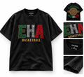 Playera EHA Maya Basketball Elite Hoops - diseño azteca colores México